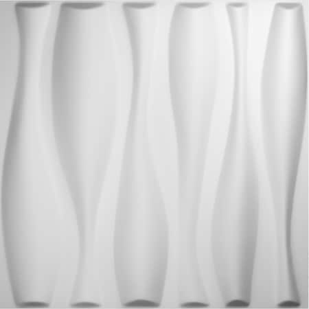Ekena Millwork 19 5/8in. W x 19 5/8in. H Fairfax EnduraWall Decor 3D Wall Panel Covers Total 53.49 Sq. Ft., 20PK WP20X20FAWH-CASE-20